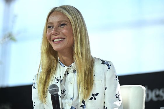 Gwyneth Paltrow speaks at Forbes Power Women's Summit 2024 on September 11, 2024 in New York City.