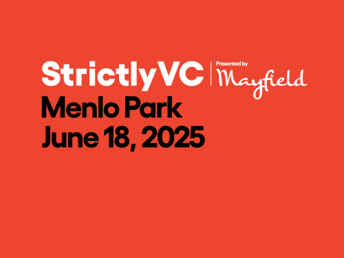 StrictlyVC Menlo Park 2025 featured